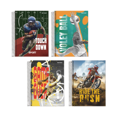 Caderno starschool esp sport 10m 160f