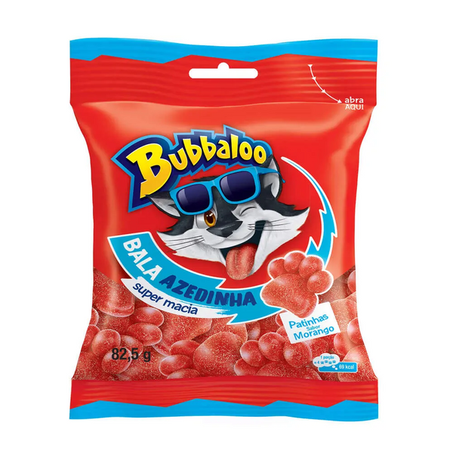 Bala de gelatinha bubbaloo azedinha