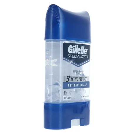 Desodorante Gel Gillete 82g Clear Antibacteriano 360-31