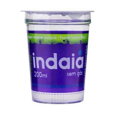 BEB.AGUA MINERAL INDAIA 200ML COPO