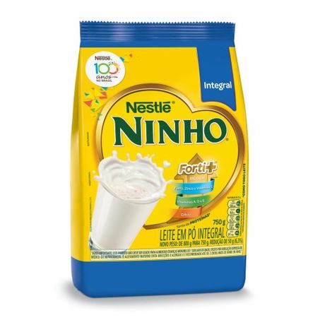 Leite Em Po Ninho 350g Sache Integral Instantaneo