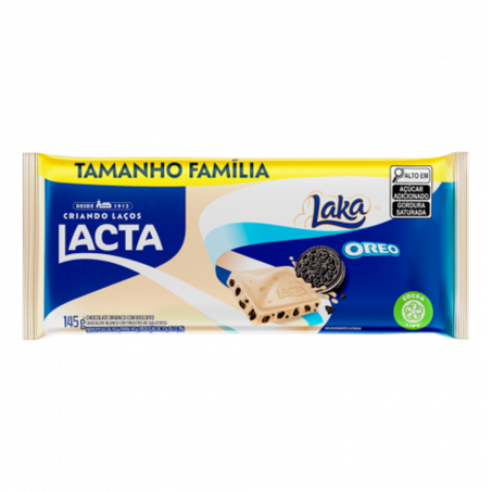 Chocolate lacta 145g laka oreo