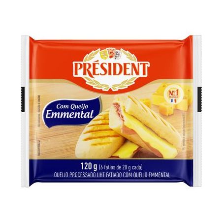 QUEIJO PRESIDENT EMENTAL 120G