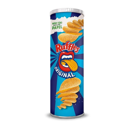 BATATA RUFFLES ORIGINAL TUBO 100G