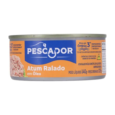 ATUM PESCADOR RALADO ÓLEO 140G 360-1