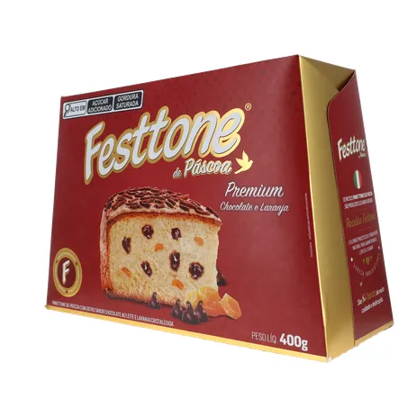 Panettone de Páscoa Festtone Chocolate e Laranja Cristalizada 400G 360-4