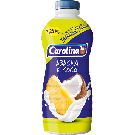 Bebida láctea abacaxi c/coco carolina 1.25kg