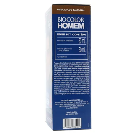 Coloração Biocolor Homem Bozzano Castanho Médio 360-8
