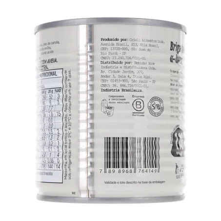 LEITE CONDENSADO DE AVEIA VEGANO NUDE 330G COM ACUCAR 360-21