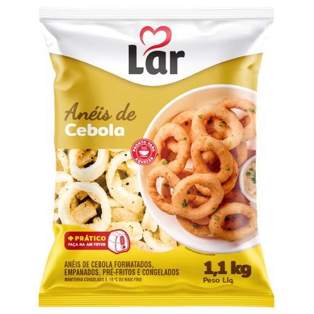 Anéis De Cebola Lar 1,1kg