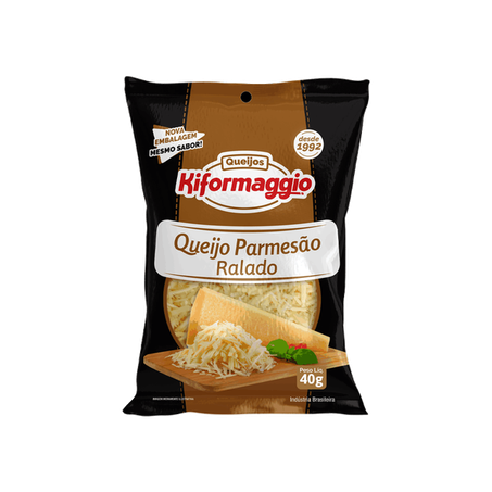 Queijo Ralado Kiformaggio 40g Parmesao