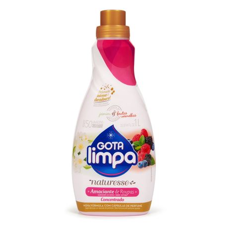 Amaciante gota limpa conc jasmim e frutas vermelhas 1l