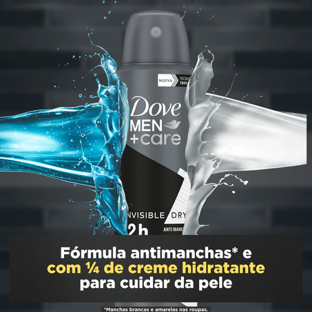 Desodorante Aerosol Dove Mencare Invisible Dry 150ml 360-3