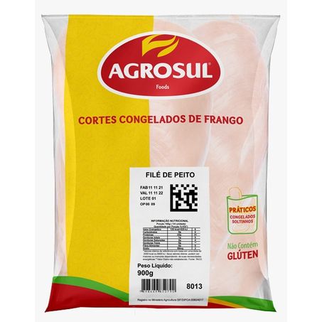 FILE DE FRANGO 1KG AGROSUL IQF  CONGELADO