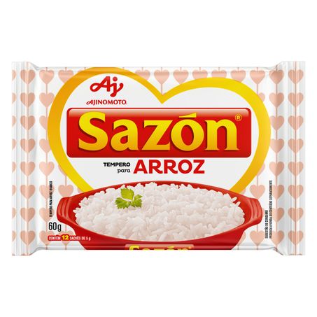 Tempero para arroz sazón pacote com 12 unidades