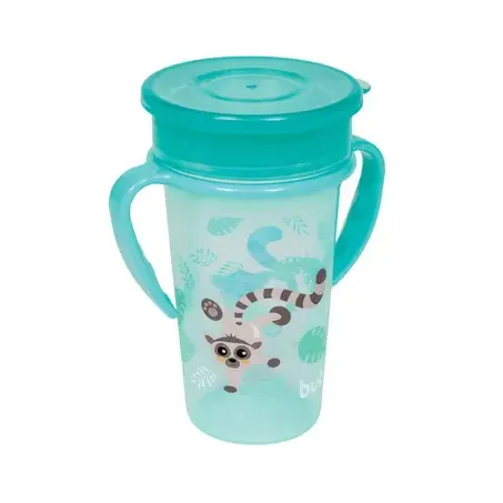 Copo Buba Treinamento C/Alça 300ml 360 Ref 11838 Lemori