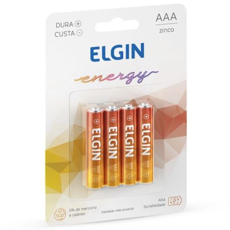 Pilha elgin aaa palito 4un