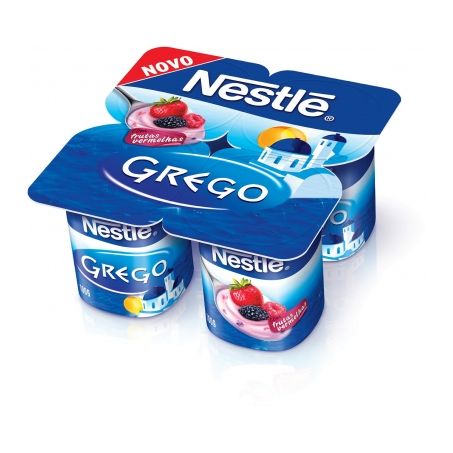 Iogurte Cremoso Nestlé Grego Frutas Vermelhas 360g