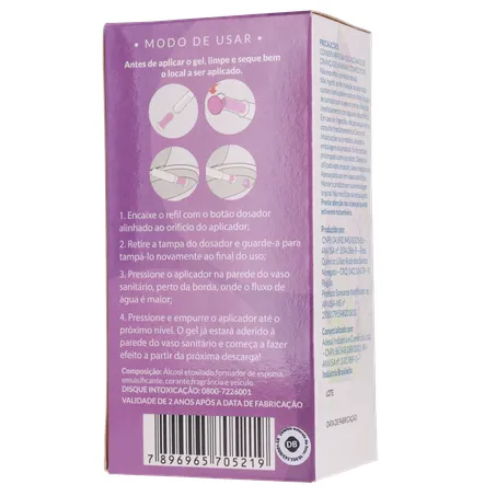 Gel adesivo sanitário sani all lavanda refil 37g 360-20
