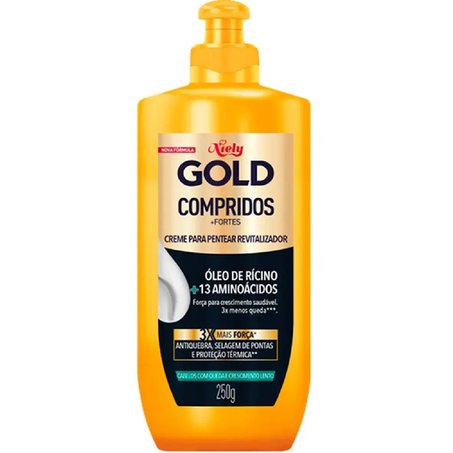 CREME PENTEAR NIELY GOLD COMPRIDOS&FORTES(RICINO) 