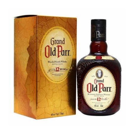 Whisky escocês blended grand old parr 12 anos 750ml