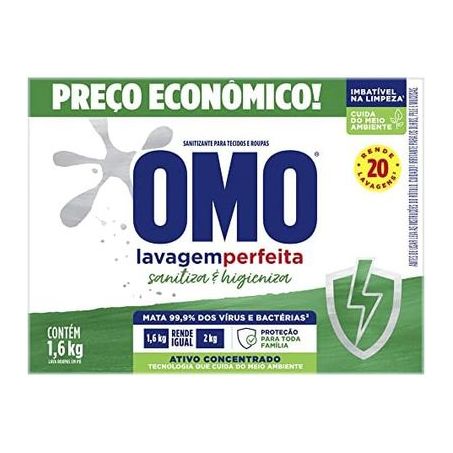 SABAO PO OMO SANITIZA/HIGIENIZA 1,6KG CX (070138)