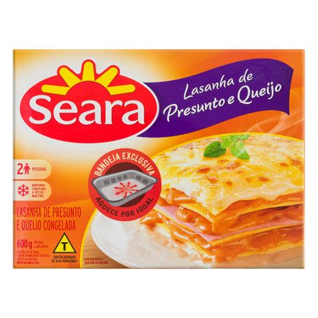 LASANHA PRESUNTO E QUEIJO SEARA