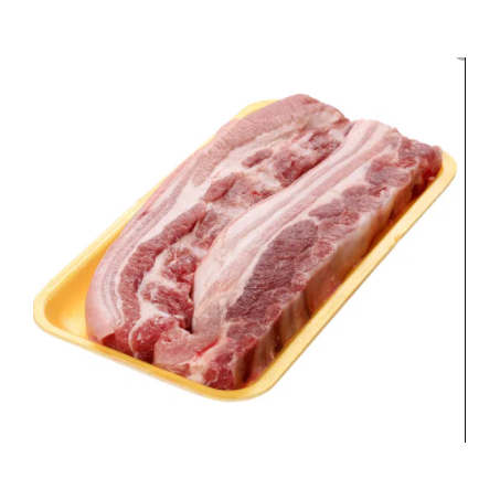 Costelinha suína com pele kg