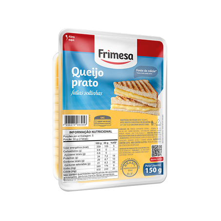 Queijo frimesa prato fatiado 150g