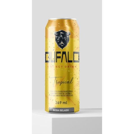 Bebida energética tropical bufalo lt 269ml
