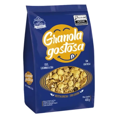 GRANOLA GOSTOSA COCO CAST CHIA 400G BIOSOFT