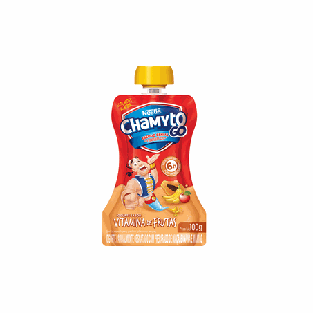 Iogurte nestle chamyto 100g vitamina frutas