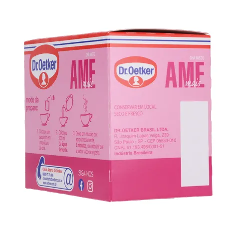 CHÁ DR. OETKER AME MAIS C/10 UNIDADES 360-24