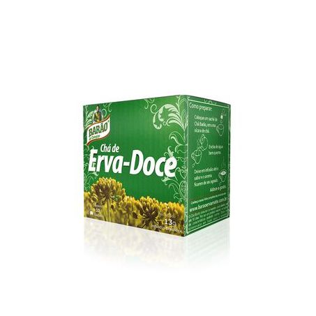 CHÁ BARÃO DE ERVA DOCE 10 X 1,3G