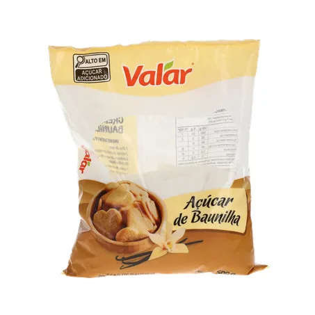 Açúcar baunilha valar 500g 360-35