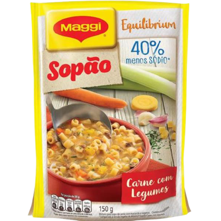 Sopão maggi carne menos sodio 150g