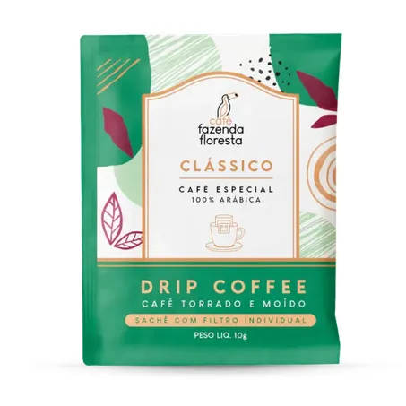Fazenda Floresta Drip Coffee Café Clássico 100G 360-1