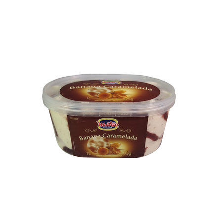 SORVETE MILÃO 1L BANANA CARAMELADA