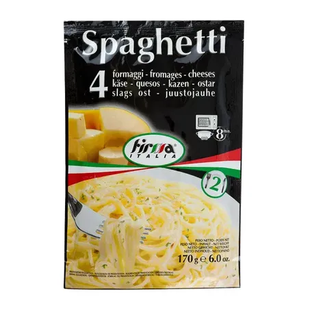 Espaguetti com molho 4 queijos firma italia 170g