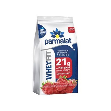 WHEY PROTEIN PARMALAT WHEYFIT 450G MORANGO