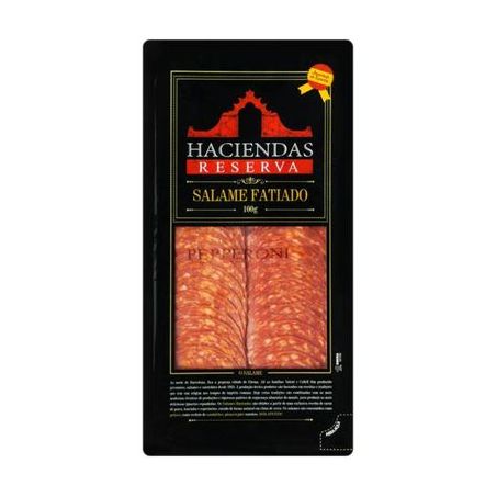 SALAME PEPPERONI HACIENDAS FAT 100G