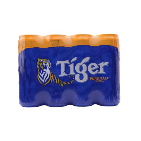 Cerveja Tiger Puro Malte Crystal Lata 350ml - Pacote com 12un - 4.2lt 360-30