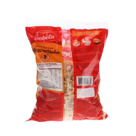 MASSA ISABELA C/OVOS GRAVATINHA 500G 360-17