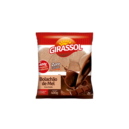 Bolachao de mel girassol chocolate 400gr