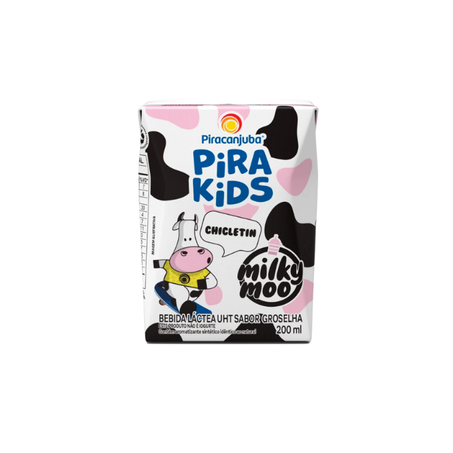 BEBIDA LACTEA PIRACANJUBA MILKMOO CHICLETIN 200ML