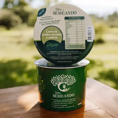 Creme sitio semeando de lentilha vermelha 400ml