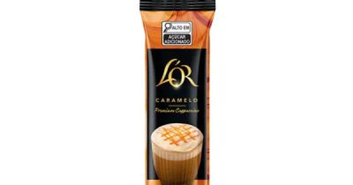 Cappuccino L'or Premium Caramelo Sachê 20,5g