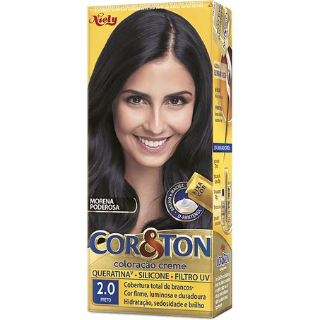 Tintura Cor&Ton 125g - N. 20 - Preto