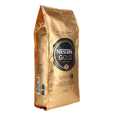 Café Torrado e Moído para Coar Nestlé Nescafé Gold Intenso Pacote 250gr 360-32