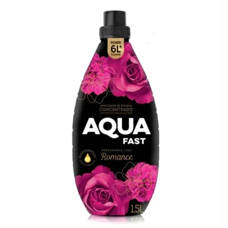 Amaciante roupa aquafast conc romance 1,